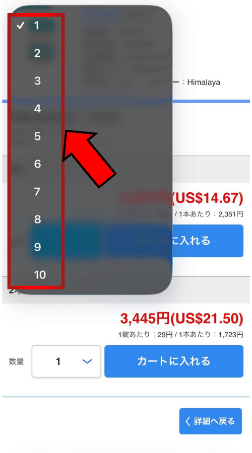 オオサカ堂購入フロー6